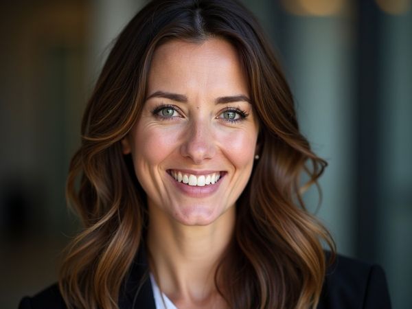 AI headshot sample, executive portrait